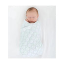 Swaddle Designs - Ultimate Swaddle Blanket, Sterling Deco Elephants, Blue Image 2