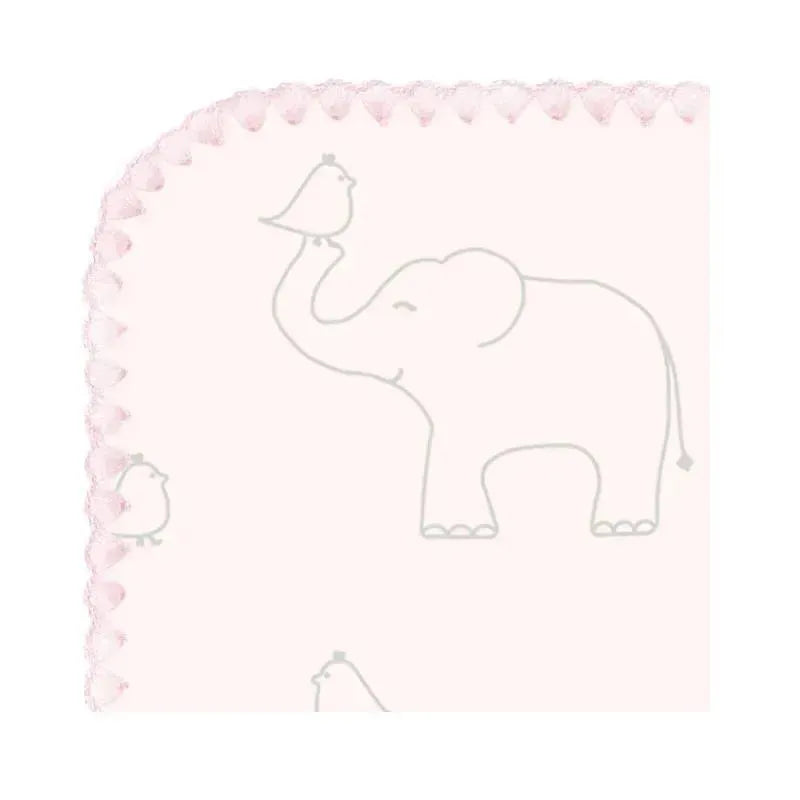 Swaddle Designs - Ultimate Swaddle Blanket, Sterling Deco Elephants, Pink Image 2