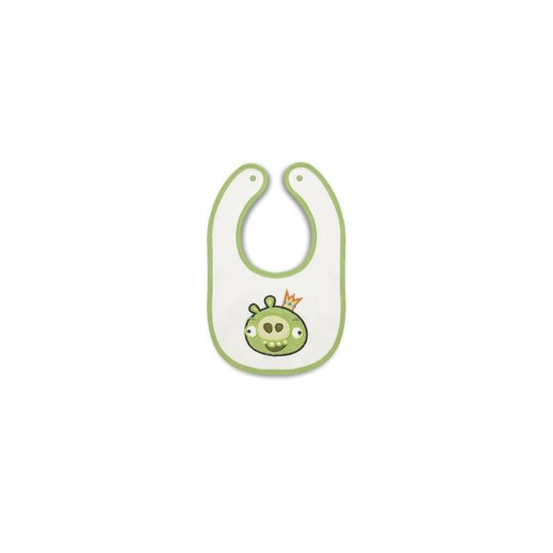 SwaddleDesigns Baby Bib Angry Birds King Pig Image 1