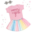 Sweet Wink - Baby Girl Daddy's Girl Short Sleeve Bodysuit Image 3