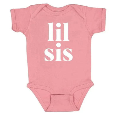 Sweet Wink - Baby Girl Lil Sis Short Sleeve Bodysuit Image 1