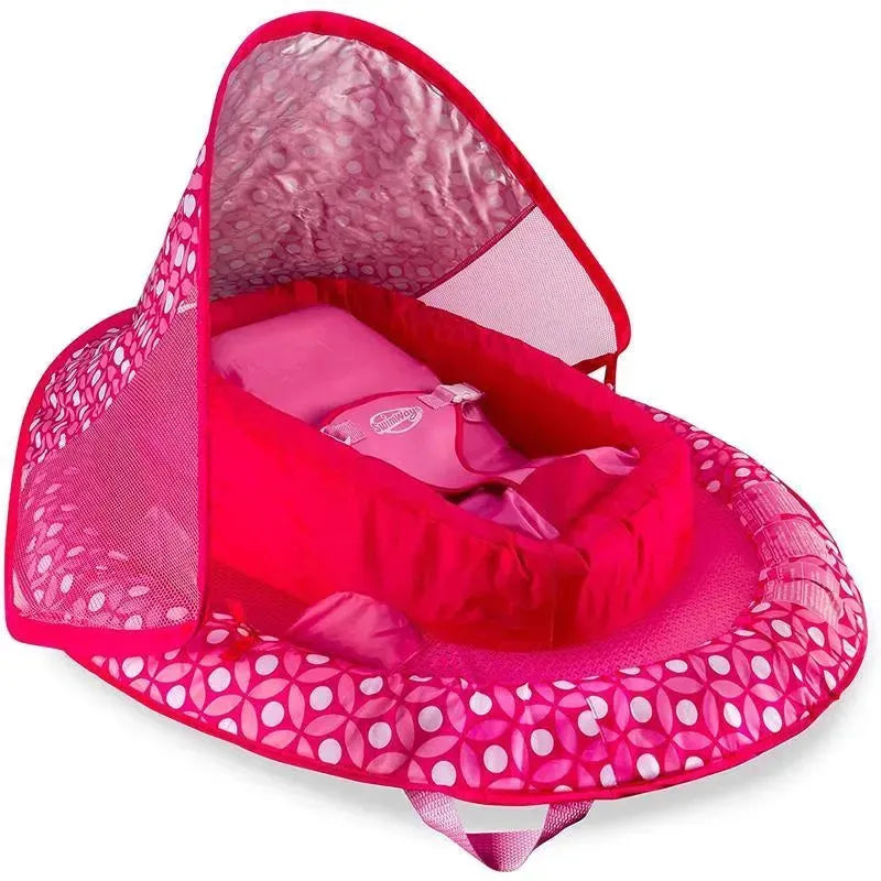 SwimWays Infant Baby Spring Float | Baby Girl Float - Pink Flower Image 8