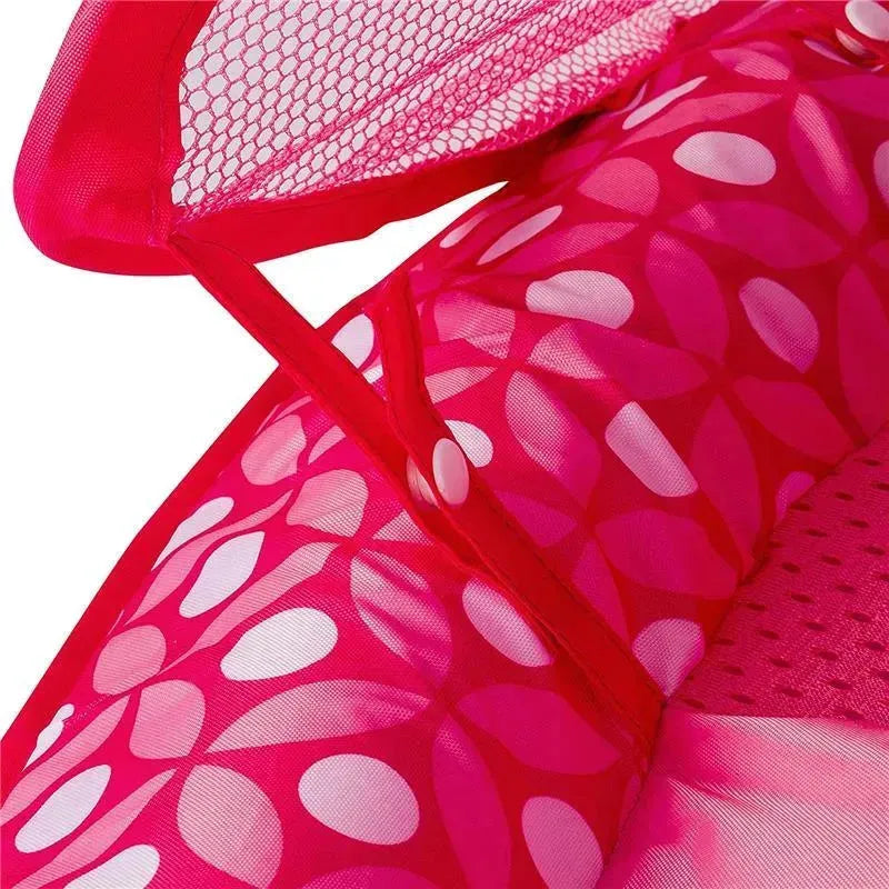 SwimWays Infant Baby Spring Float | Baby Girl Float - Pink Flower Image 4