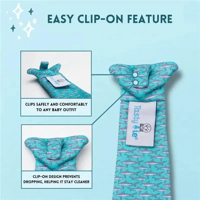 Tasty Tie - Teething Bib Tie, Gator Image 8
