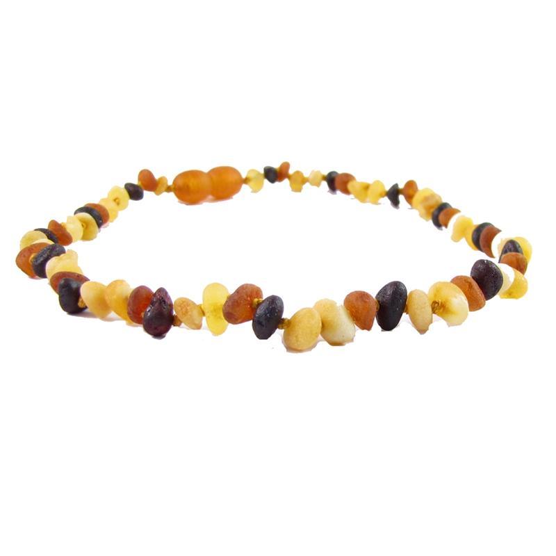 The Amber Monkey - Baroque Baltic Amber 12-13 inch Necklace, Raw Multi POP Image 1
