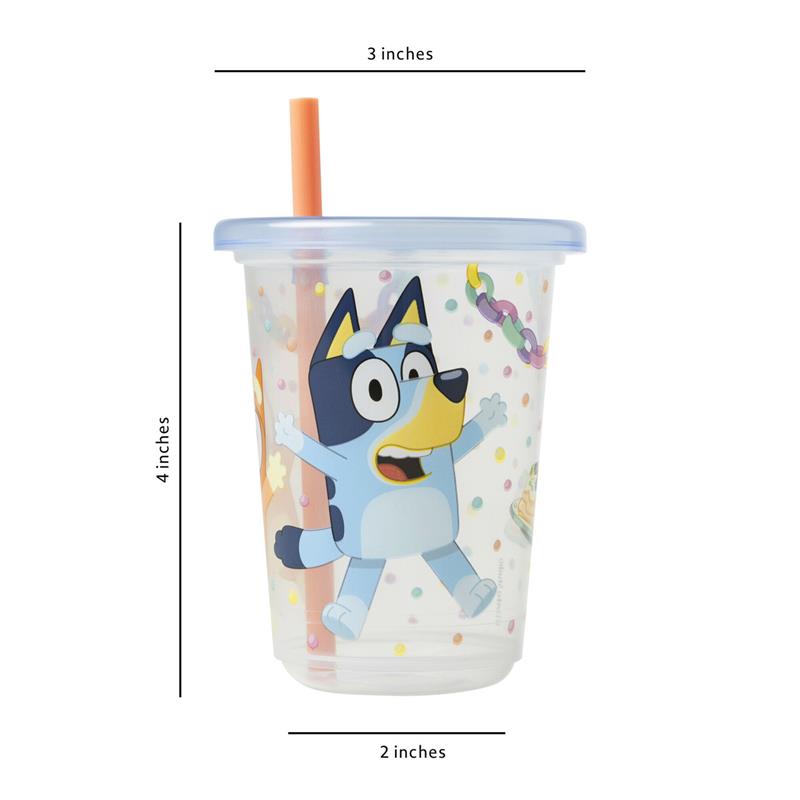 The First Years - Bluey Take & Toss Straw Cup, 4Pk Image 3