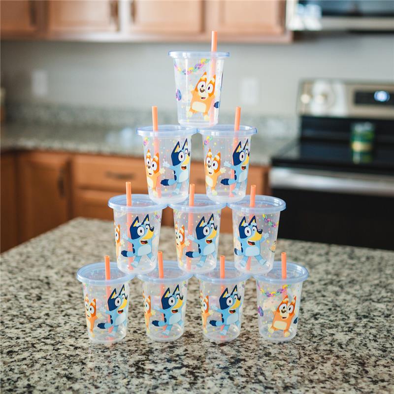 The First Years - Bluey Take & Toss Straw Cup, 4Pk Image 4