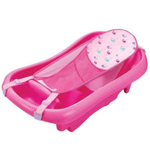 The First Years Sure Comfort Deluxe Newborn to Toddler Tub with Sling - Pink Image 1