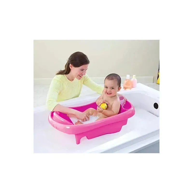The First Years Sure Comfort Deluxe Newborn to Toddler Tub with Sling - Pink Image 3