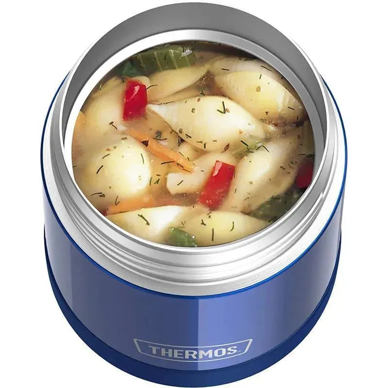 Thermos - 10 Oz. Stainless Steel Nonlicensed Funtainer Food, Blue With Spoon Image 5