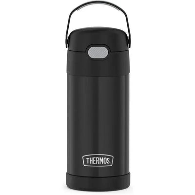 Thermos - 12 Oz. Stainless Steel Funtainer Bottle, Matte Black Image 1