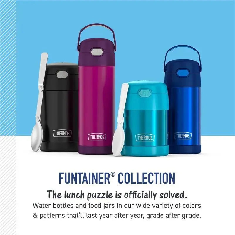 Thermos - 12 Oz. Stainless Steel Non-Licensed Funtainer® Bottle, Pink Image 2