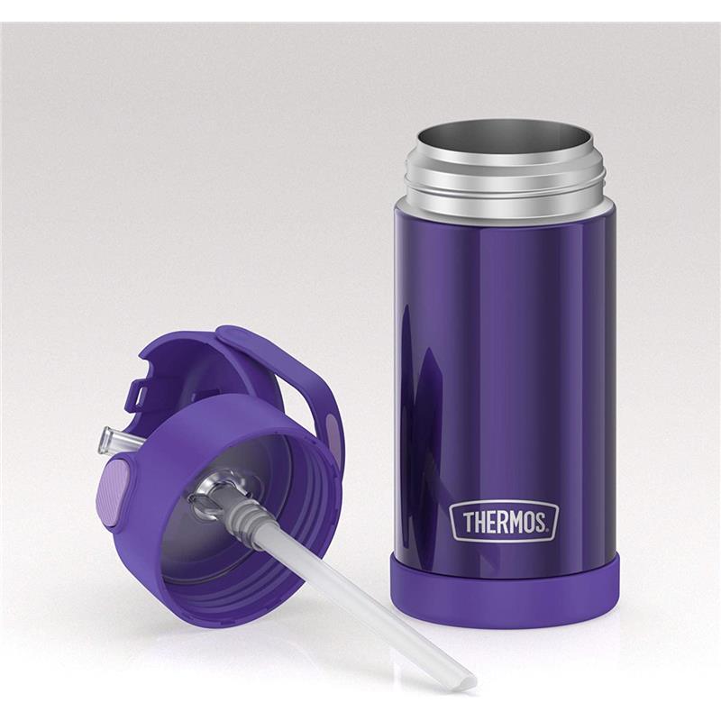 Thermos - 12 Oz. Stainless Steel Non-Licensed Funtainer® Bottle, Purple Image 5