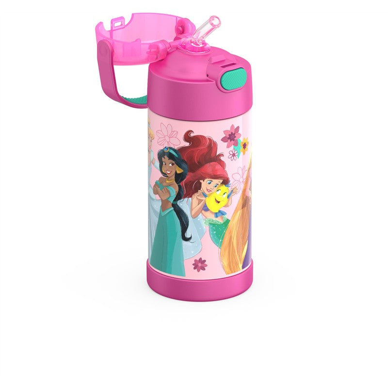Thermos FUNtainer Stainless Steel Water Bottle 12 oz - Disney Princess Image 2