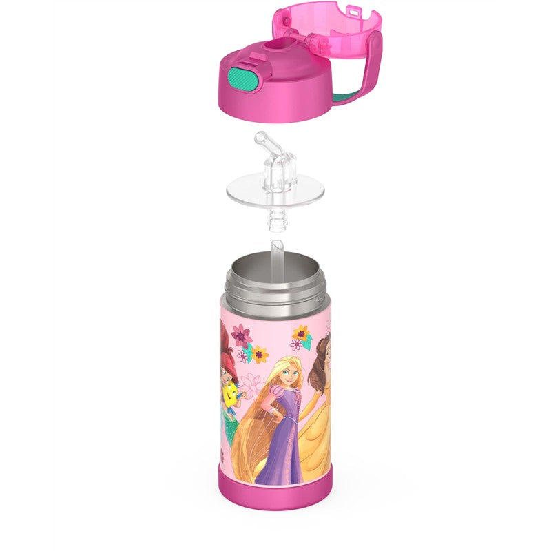 Thermos FUNtainer Stainless Steel Water Bottle 12 oz - Disney Princess Image 4