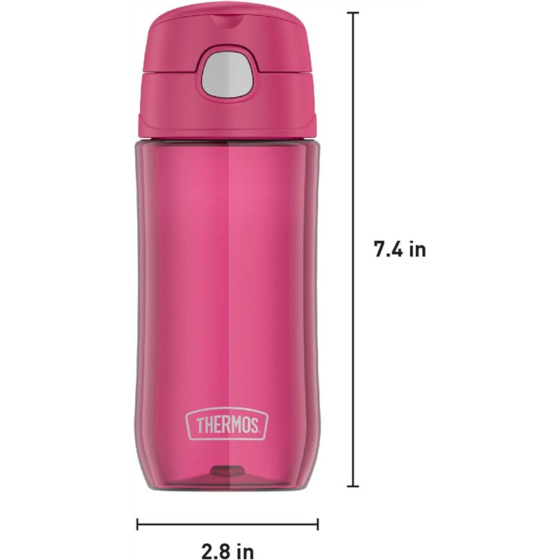 Thermos Plastic Water Bottle 16 oz - Raspberry Image 6
