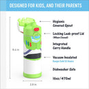 THERMOS FUNTAINER 16Oz Stainless Steel Vacuum Insulated Bottle with Wide Spout Lid, Toy Story Buzz Image 3