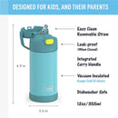 Thermos FUNtainer Stainless Steel Water Bottle 12 oz - Blue & Green Image 2