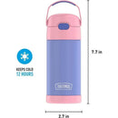 Thermos Funtainer Bottle 12 Oz, Purple Pink Image 4