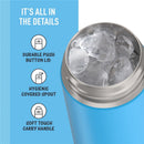 Thermos FUNtainer Stainless Steel Water Bottle 16 oz - Electric Blue Image 3