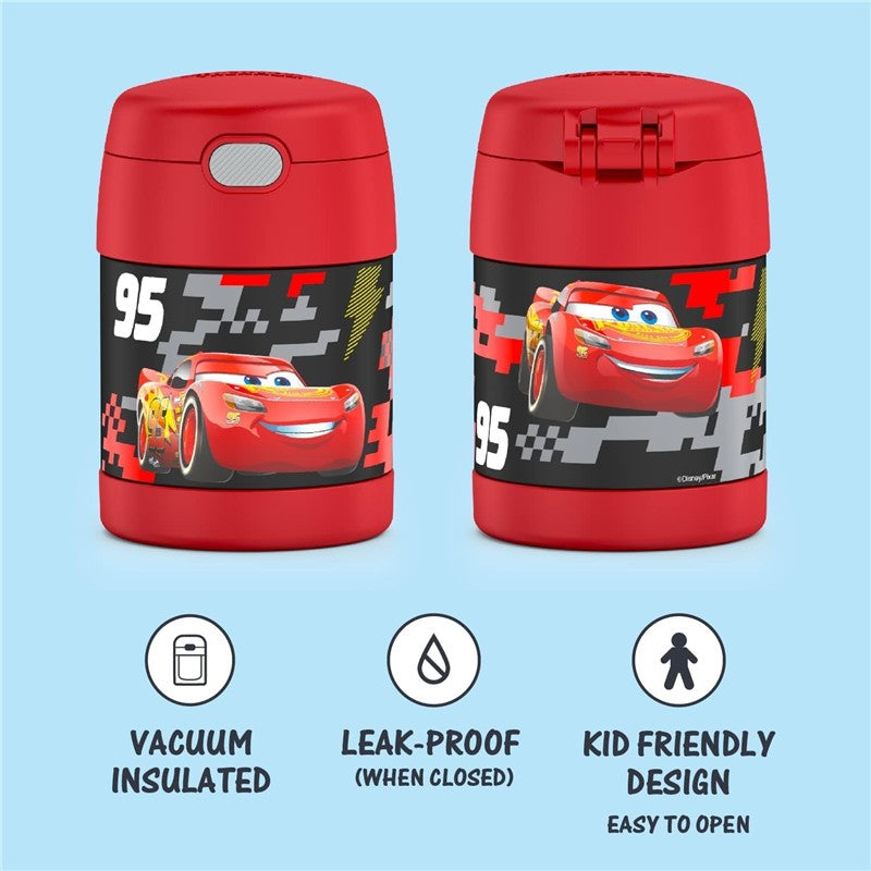 Thermos FUNtainer Stainless Steel Food Jar 10 oz - Cars Image 2