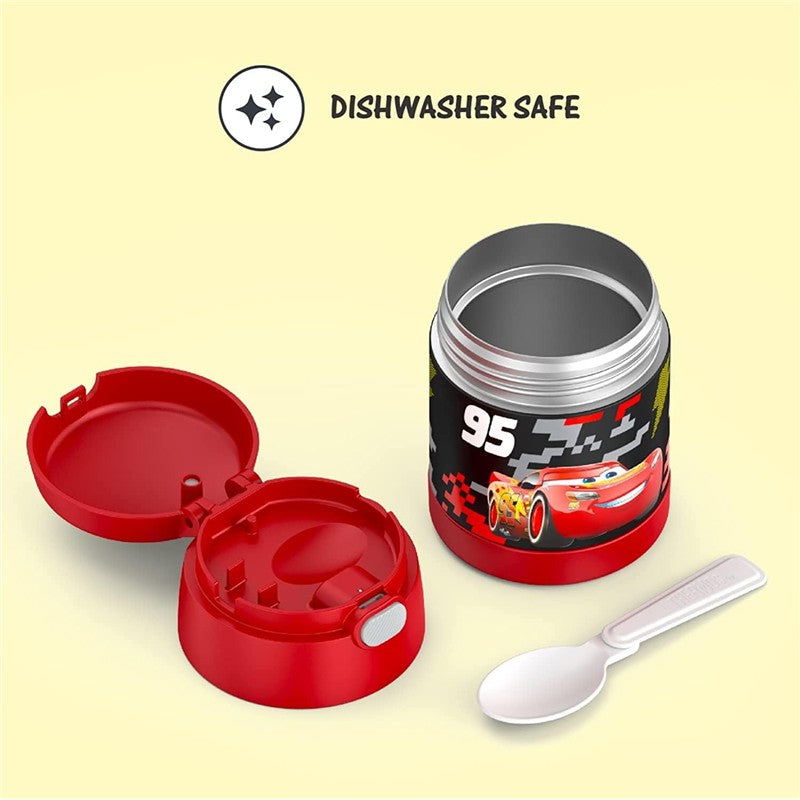 Thermos FUNtainer Stainless Steel Food Jar 10 oz - Cars Image 4