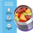 Thermos FUNtainer Stainless Steel Food Jar 10 oz - Purple Image 4