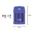 Thermos FUNtainer Stainless Steel Food Jar 10 oz - Purple Image 8