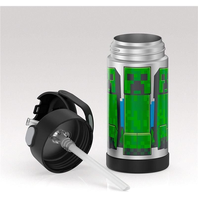 Thermos - Licensed 12Oz Funtainer Bottle, Minecraft Image 4