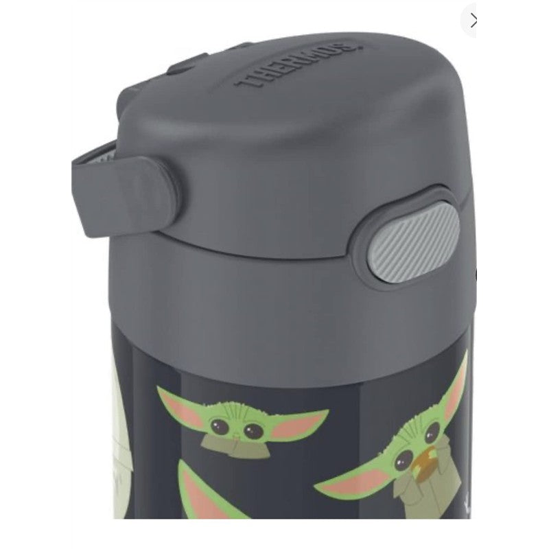 Thermos - Stainless Steel Insulated 12 Oz Straw Bottle, Mandalorian Image 2
