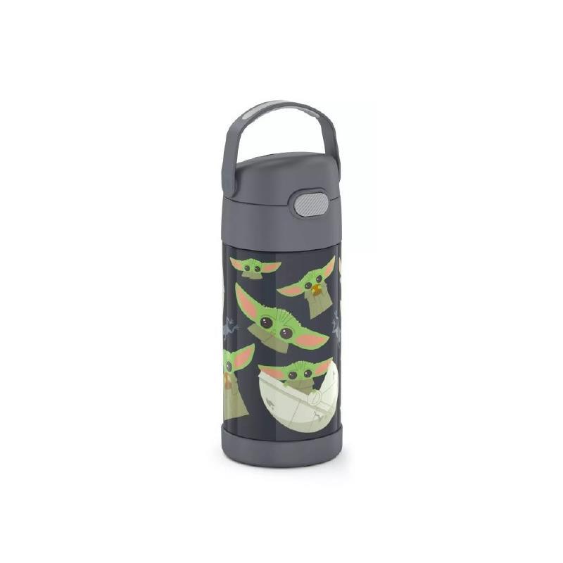 Thermos - Stainless Steel Insulated 12 Oz Straw Bottle, Mandalorian Image 3
