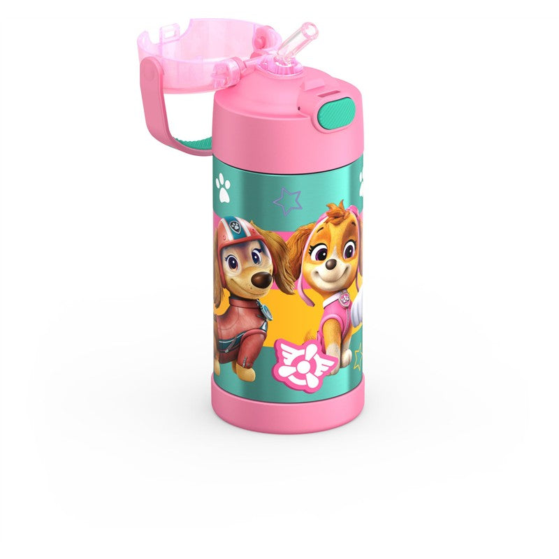 Thermos FUNtainer Stainless Steel Water Bottle 12 oz - Paw Patrol Girl Image 2