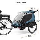 Thule - Courier Bike Trailer Blue Image 8