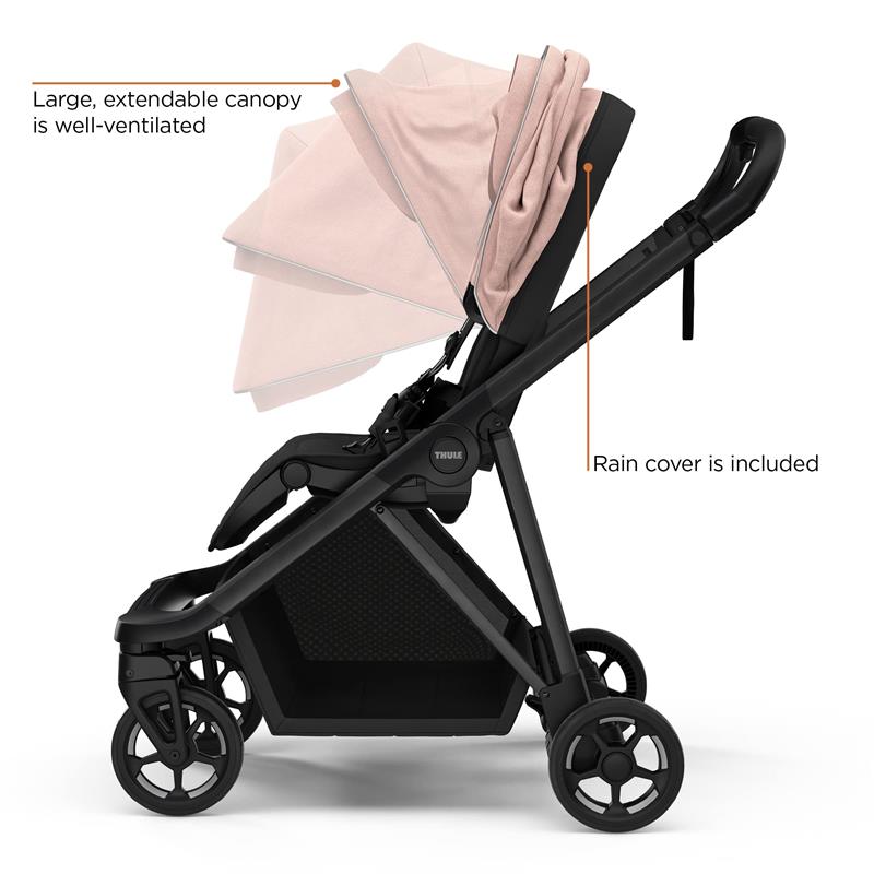 Thule - Shine Baby Stroller, Misty Rose Image 6