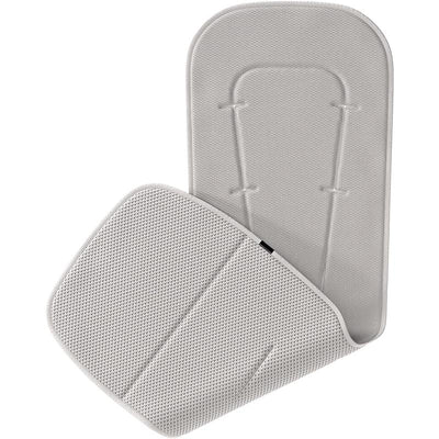 Gray Thule Summer Seat Liner with a textured surface, designed for comfort and easy installation in strollers.