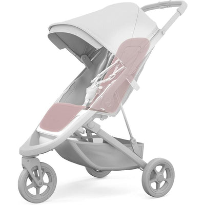 Thule Summer Seat Liner in Misty Rose, designed for added comfort in a stroller, featuring a soft fabric and easy attachment.