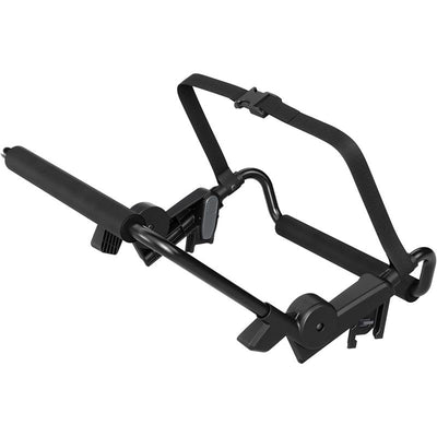 Black Thule Urban Glide 3 car seat adapter with adjustable strap and handle for Chicco car seats.