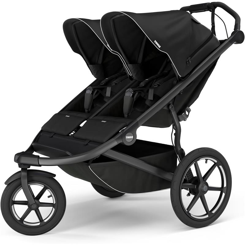 Thule - Urban Glide 3 Double Child All-Terrain Stroller, Black Image 1
