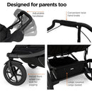 Thule - Urban Glide 3 Double Child All-Terrain Stroller, Black Image 3