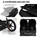 Thule - Urban Glide 3 Double Child All-Terrain Stroller, Black Image 4