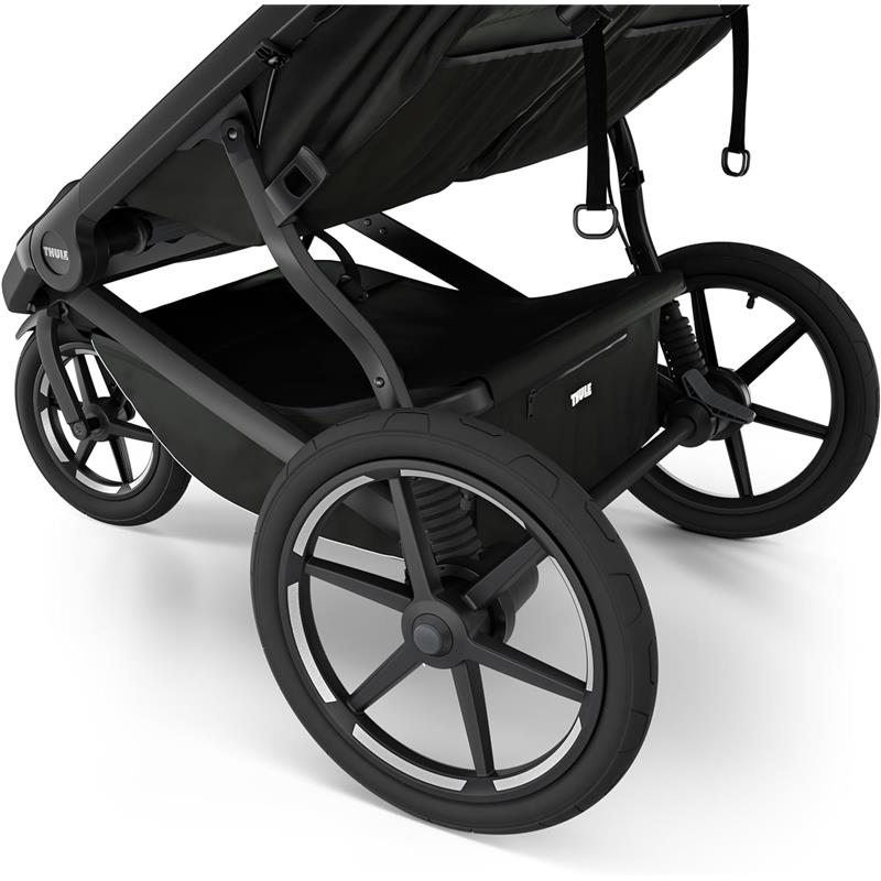 Thule - Urban Glide 3 Double Child All-Terrain Stroller, Black Image 8