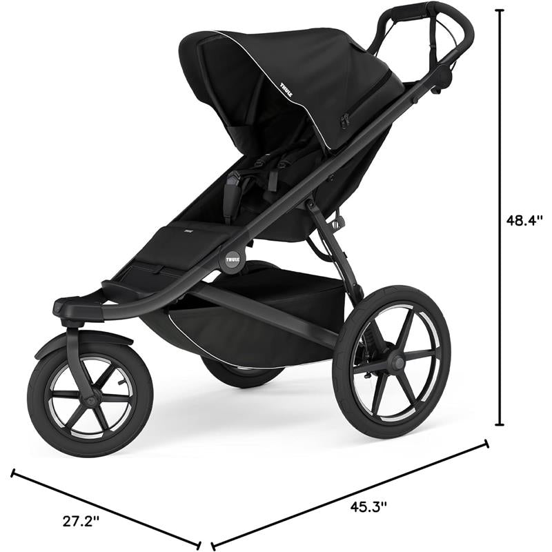 Thule - Urban Glide 3 Single Child All-Terrain Stroller, Black Image 8