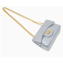 Tiny Treats - Classic Quilted Sparkle Mini Bag, Silver Image 3