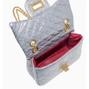 Tiny Treats - Classic Quilted Sparkle Mini Bag, Silver Image 4