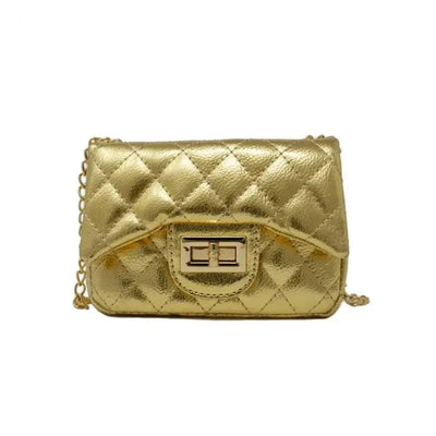 Tiny Treats - Metallic Classic Mini Purse, Gold Image 1