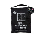 Tomme Tippee GroAnywhere Portable Travel Baby Blackout Blind, Star And Moon, Black Image 2