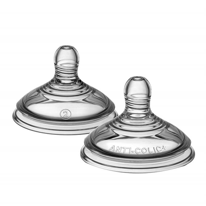 Tommee Tippee 2-Pack Advanced Anti-Colic Medium Flow Baby Bottle Nipples - 3+ Months Image 3