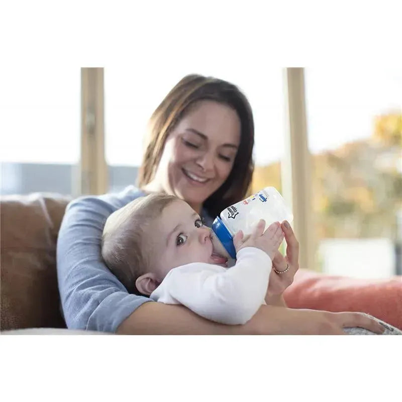Tommee Tippee 2-Pack Closer To Nature 9oz Anti-Colic Newborn Baby Bottle - Blue Image 11
