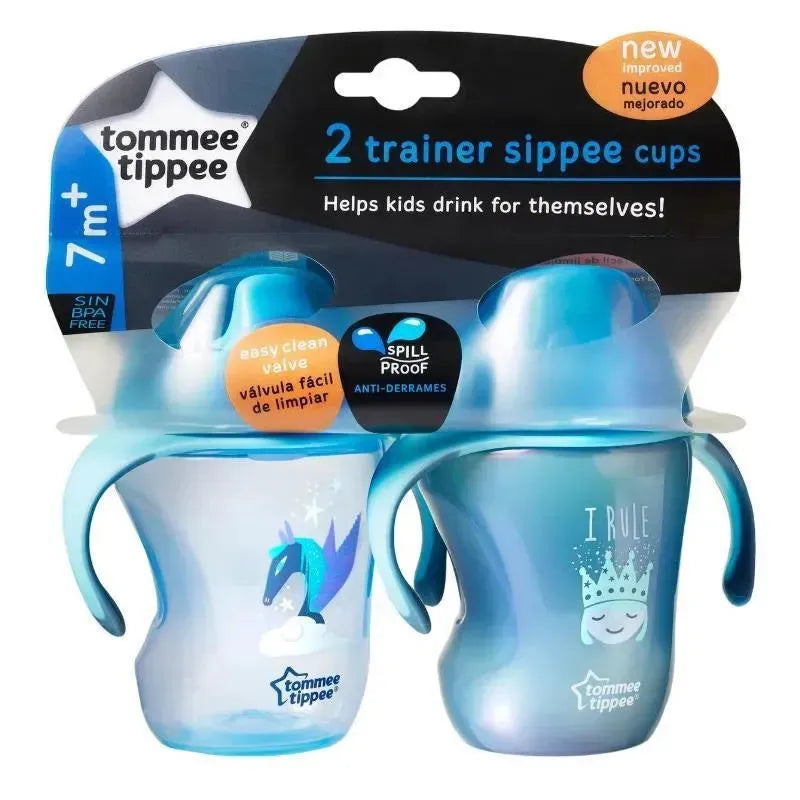 Tommee Tippee - 2Pk 8Oz Infant Trainer Sippee Cup 7M+, Colors May Vary Image 5
