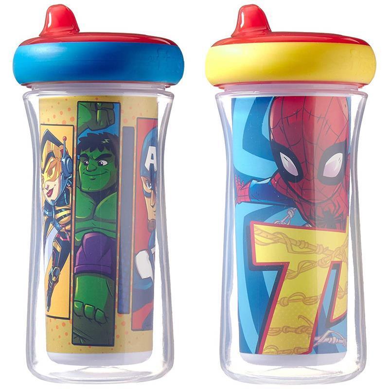 Tomy - 2 Pack Insulated Sippy Cup 9 Oz, Marvel Image 1